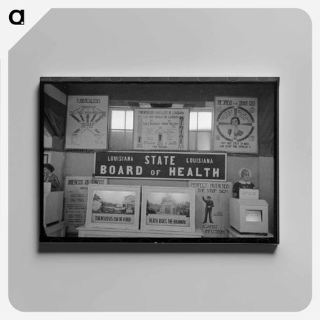 アートパネル-State Board of Health Display
 - ラッセル リー Canvas.