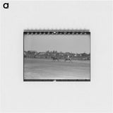 アートメモ帳-Watching Polo Match, Abilene, Texas
 - ラッセル リー Memo.