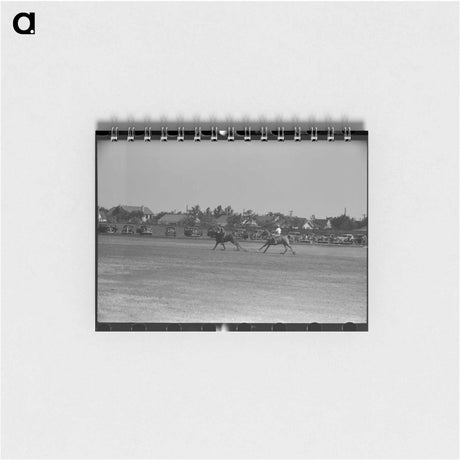 アートメモ帳-Watching Polo Match, Abilene, Texas
 - ラッセル リー Memo.