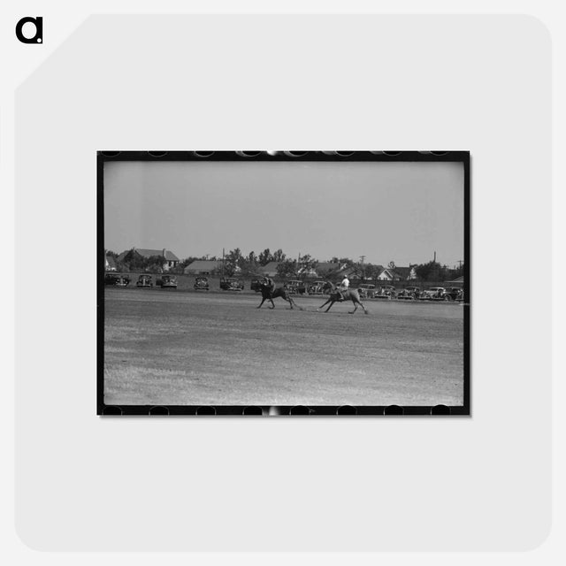アートポストカード-Watching Polo Match, Abilene, Texas
 - ラッセル リー Postcard.