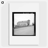 Church on the banks of the Mississippi River near Vicksburg, Mississippi - Dorothea Lange Poster.