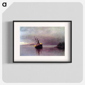 アートポスター-Wreck of the 'Ancon' in Loring Bay, Alaska - アルバート ビアスタット Poster.