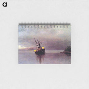 アートメモ帳-Wreck of the 'Ancon' in Loring Bay, Alaska - アルバート ビアスタット Memo.