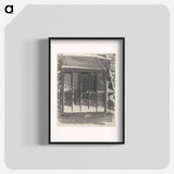 Window: Wood, Glass, Snow - アルフレッド スティーグリッツ Poster.
