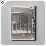 Window: Wood, Glass, Snow - アルフレッド スティーグリッツ Canvas.