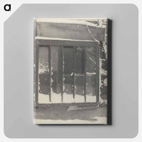 アートパネル-Window: Wood, Glass, Snow - アルフレッド スティーグリッツ Canvas.