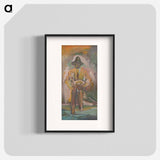 Man carrying a deer - アーノルド ピーター ワイズ クビンチャン Poster.