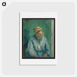 アートポストカード-Washerwoman, Study - カミーユ ピサロ Postcard.