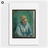 Washerwoman, Study - Camille Pissarro Poster.