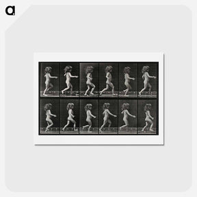 アートポストカード-Running Girl
 - エドワード マイブリッジ Postcard.
