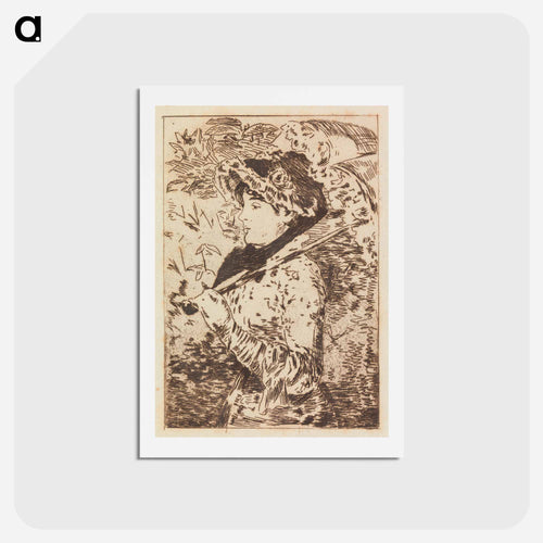 Jeanne - エドゥアール マネ Postcard.