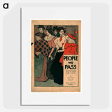 People we pass - Edward Penfield Poster.