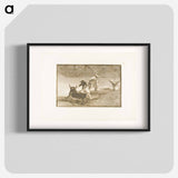 They Play Another with the Cape in an Enclosure - フランシスコ デ ゴヤ Poster.