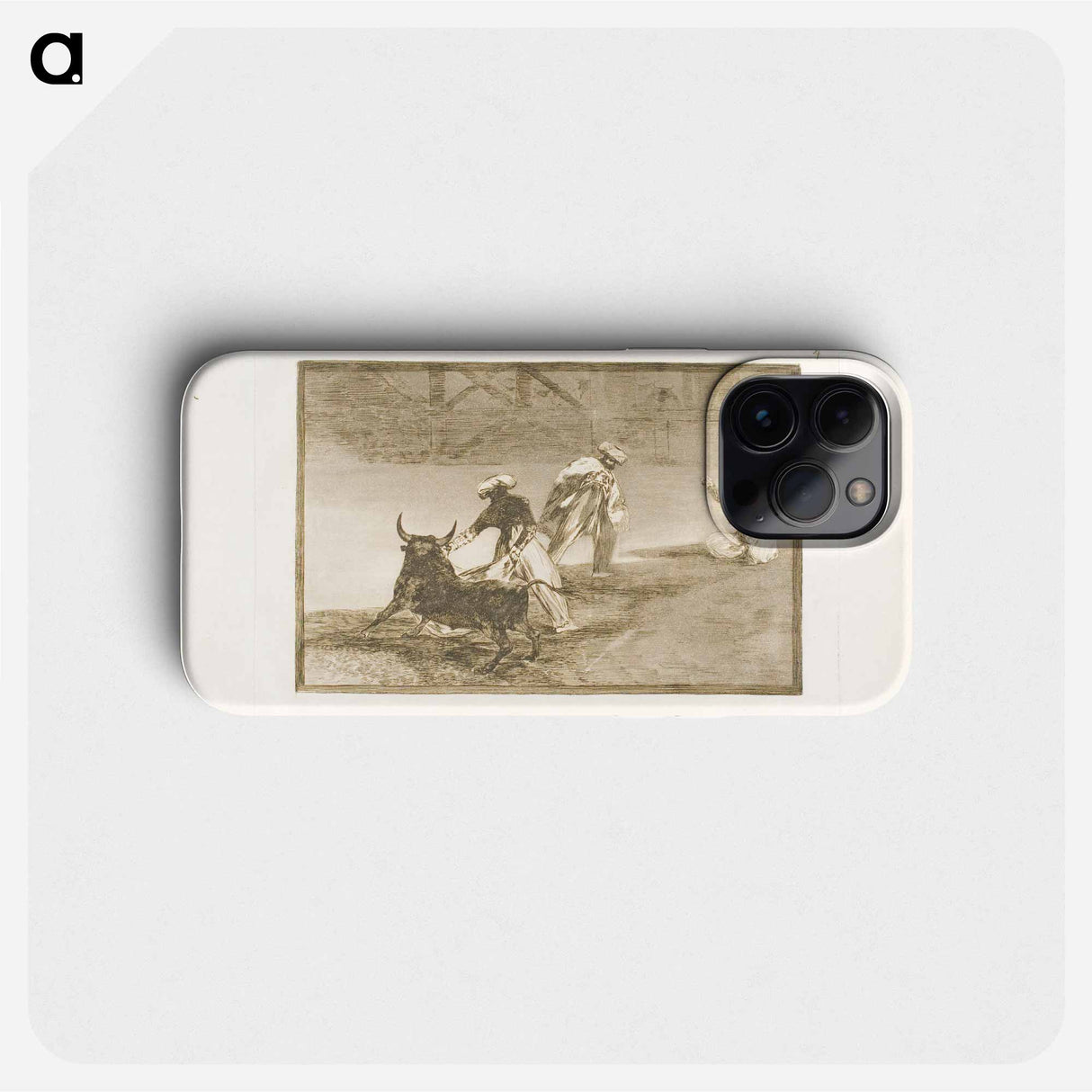 They Play Another with the Cape in an Enclosure - フランシスコ デ ゴヤ Phone Case.