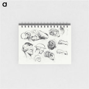 アートメモ帳-Studies for "Gassed" by John Singer Sargent - ジョン シンガー サージェント Memo.