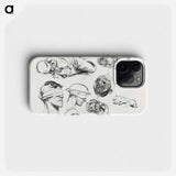 Studies for "Gassed" by John Singer Sargent - ジョン シンガー サージェント Phone Case.