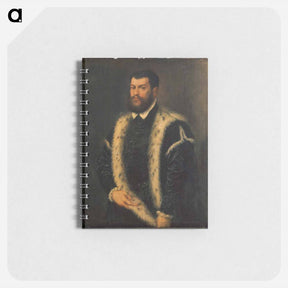 アートメモ帳-Portrait of a man with ermine coat - ティツィアーノ ヴェチェッリオ Memo.