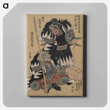 アートパネル-Horibe Yatsubei Horibe Yajibei Shōzō
 - 歌川 国貞 Canvas.