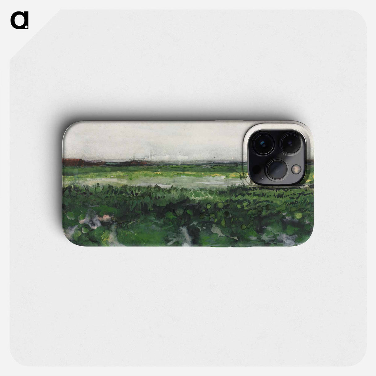 Landscape with Wheelbarrow - Vincent van Gogh Phone Case.