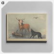 アートパネル-Stag at Bay
 - イェール大学アートギャラリー Canvas.