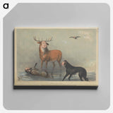 アートパネル-Stag at Bay
 - イェール大学アートギャラリー Canvas.