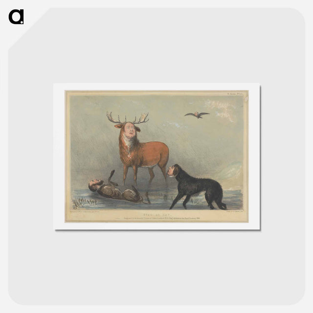 アートポストカード-Stag at Bay
 - イェール大学アートギャラリー Postcard.