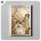 The Provincial Exhibition in Ivanchidze - Alfons Mucha Canvas.