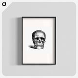 アートポスター-Skull Engraving
 - 大英図書館 Poster.