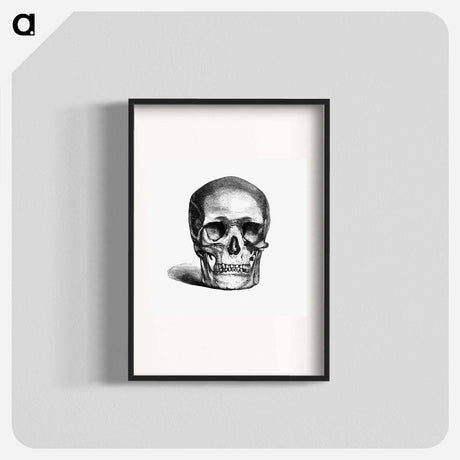 アートポスター-Skull Engraving
 - 大英図書館 Poster.
