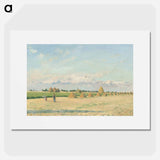 Landscape, Ile-de-France - Camille Pissarro Poster.