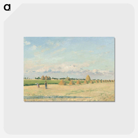 アートポストカード-Landscape, Ile-de-France - カミーユ ピサロ Postcard.