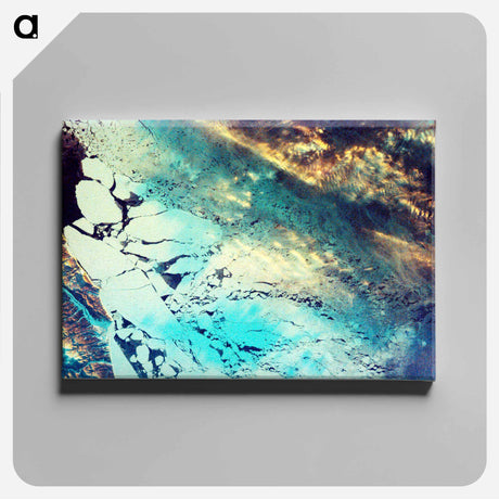 アートパネル-Sakhalin Island
 - 上空からの地球 Canvas.