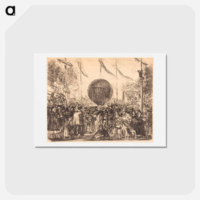 アートポストカード-The Balloon - エドゥアール マネ Postcard.