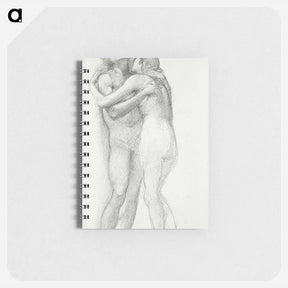 アートメモ帳-Two Nudes Embracing - エドワード バーン ジョーンズ Memo.