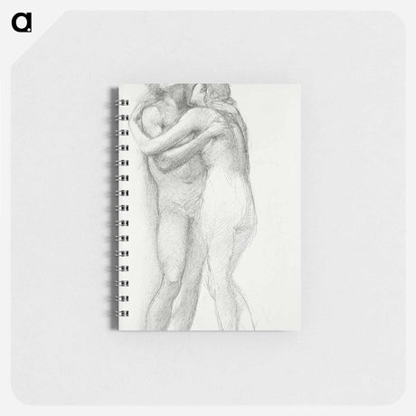 アートメモ帳-Two Nudes Embracing - エドワード バーン ジョーンズ Memo.