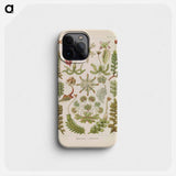 Hepaticae–Lebermoose illustration from Kunstformen der Natur - エルンスト ヘッケル Phone Case.