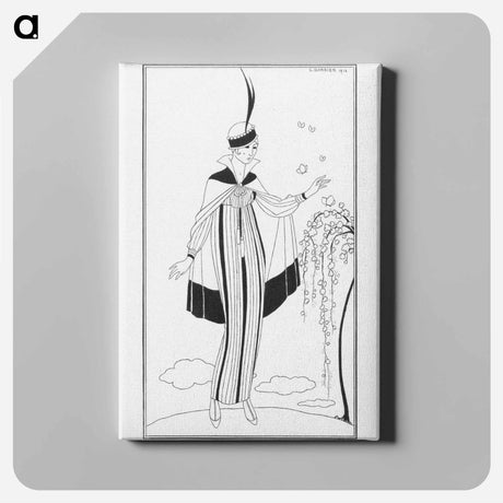 アートパネル-Costumes Parisiens - ジョージ バービエ Canvas.