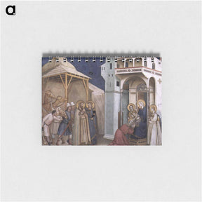 アートメモ帳-The Adoration of the Magi - ジョット ディ ボンドーネ Memo.