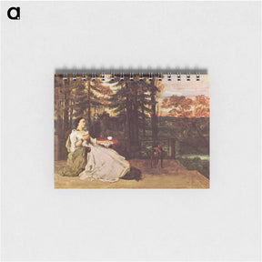 アートメモ帳-Woman of Frankfurt - ギュスターヴ クールベ Memo.