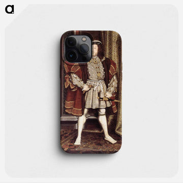 Portrait of Henry VIII - ハンス ホルバイン Phone Case.