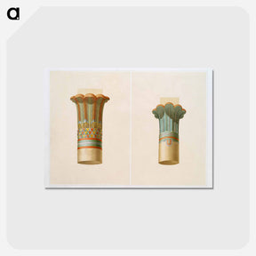 アートポストカード-Dactyliform Capitals
 - エジプト美術史 Postcard.