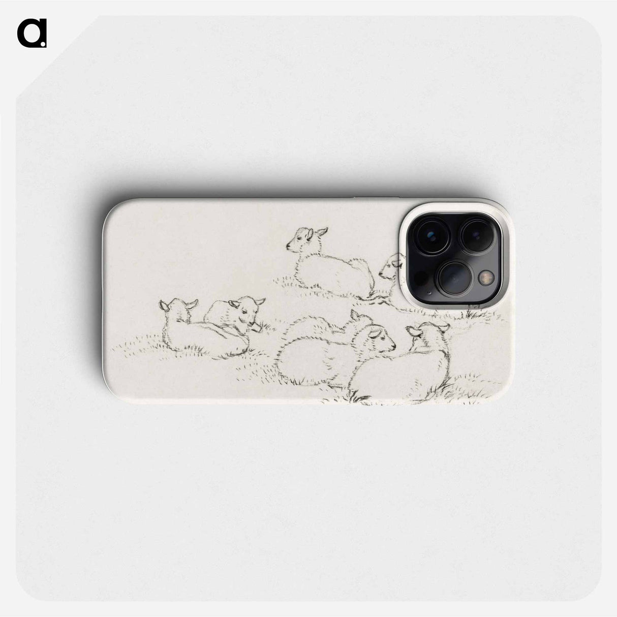 Six lying lambs - Jean Bernard Phone Case.