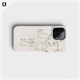 Six lying lambs - Jean Bernard Phone Case.