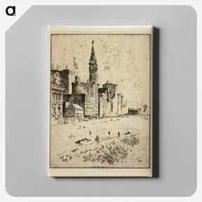 アートパネル-Michigan Avenue, Chicago (The City Dirtyful)
 - ジョセフ ペネル Canvas.