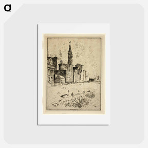 アートポストカード-Michigan Avenue, Chicago (The City Dirtyful)
 - ジョセフ ペネル Postcard.