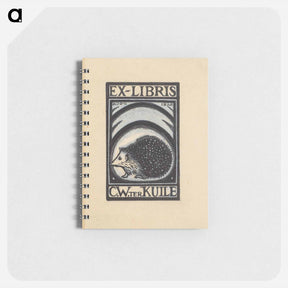 アートメモ帳-Ontwerp voor een ex libris van C.W. ter Kuile by Julie de Graag - ユリー デ フラーハ Memo.