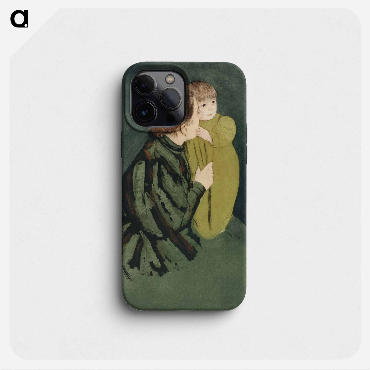 Peasant Mother and Child - メアリー カサット Phone Case.