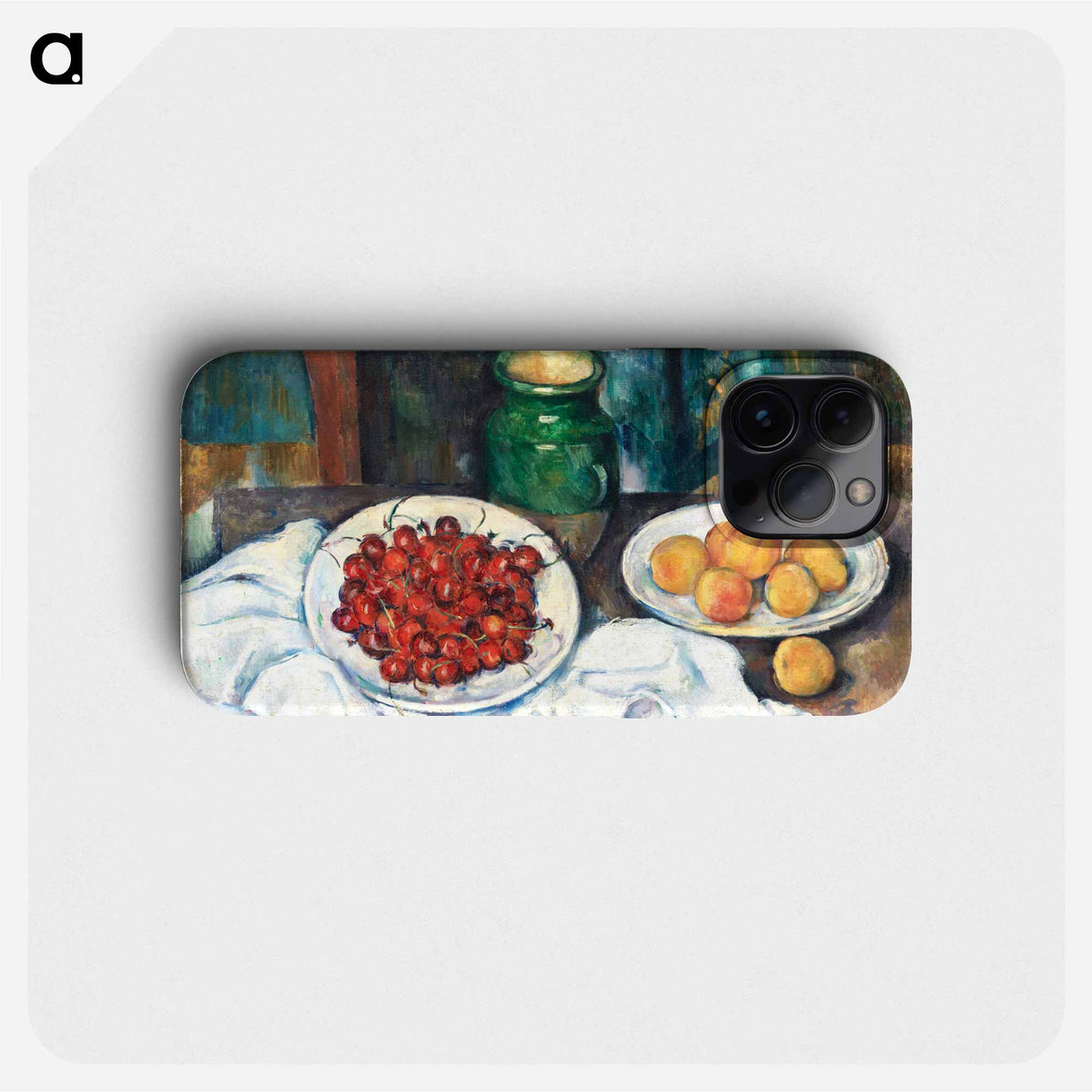 Still Life With Cherries And Peaches - ポール セザンヌ Phone Case.