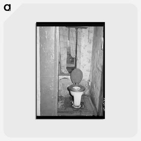 アートポストカード-Toilet in Home
 - ラッセル リー Postcard.