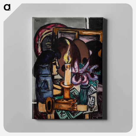 アートパネル-Still Life with Two Large Candles
 - セントルイス美術館 Canvas.